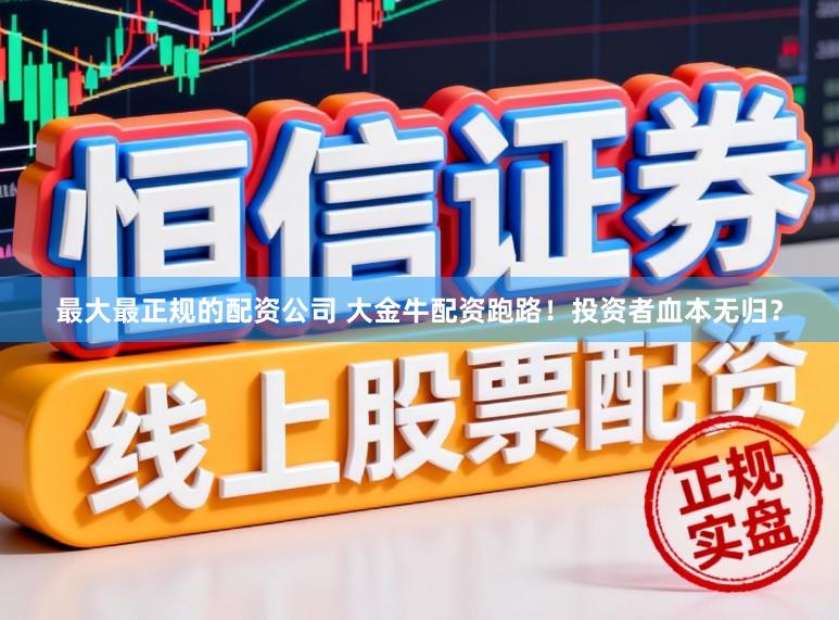 最大最正规的配资公司 大金牛配资跑路！投资者血本无归？